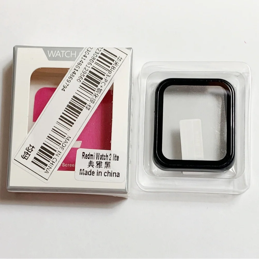 Smart Watch Cover With Tempered Glass Redmi Watch 2 Lite